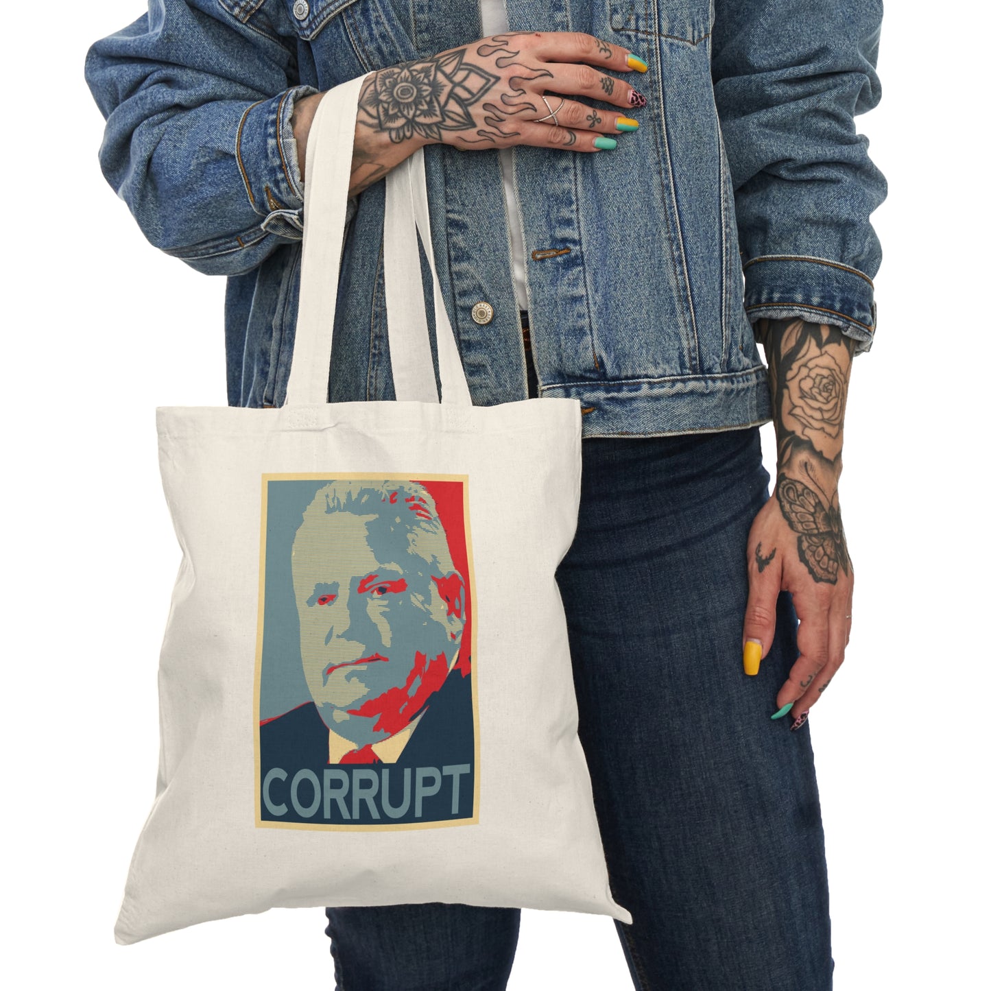 Doug Fraud Corrupt Natural Tote Bag