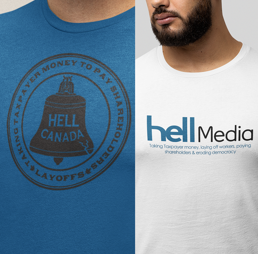 Hell Media | Hell Canada Bell Parody Tee