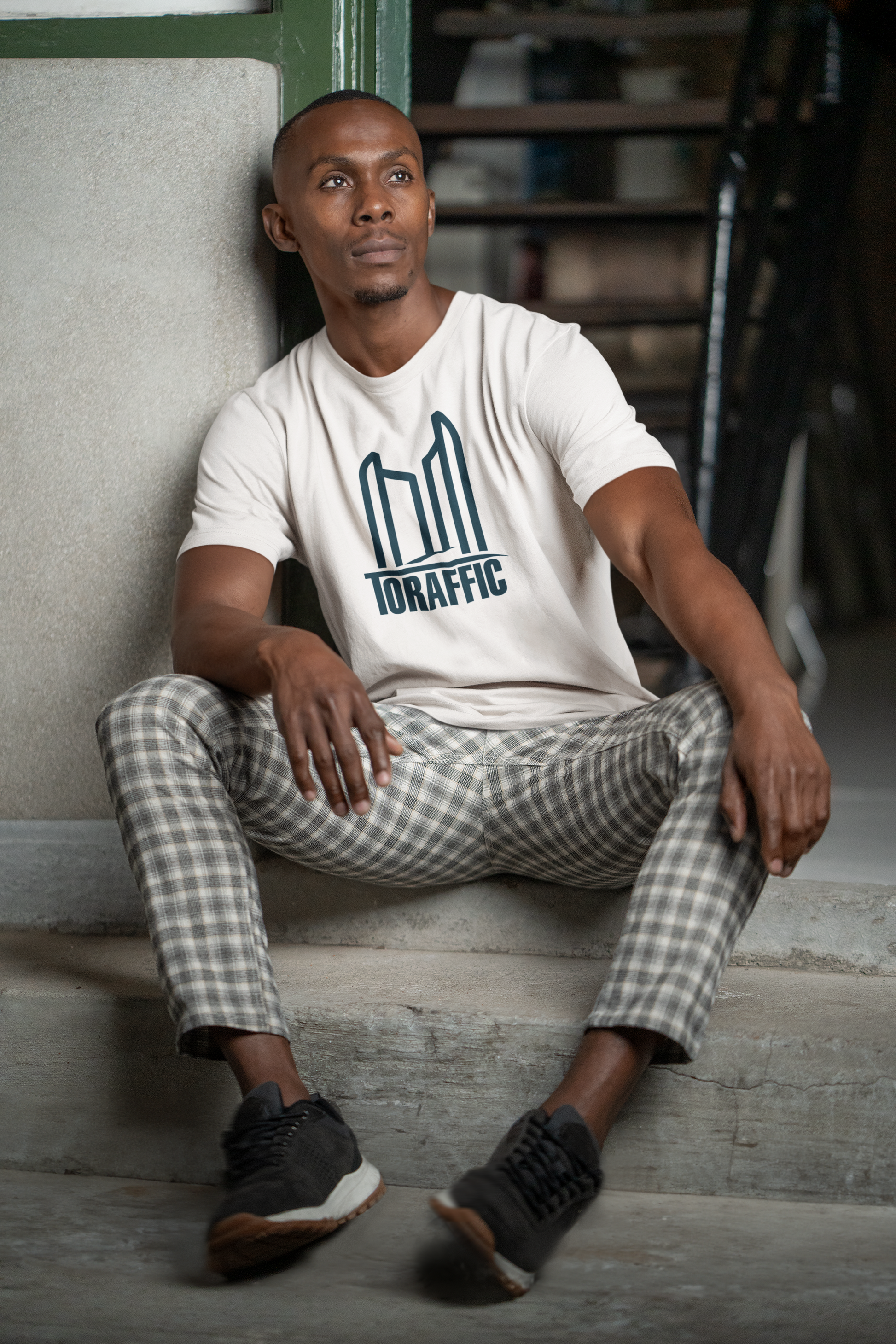 Toraffic Tee in the parody design of the toronto city logo